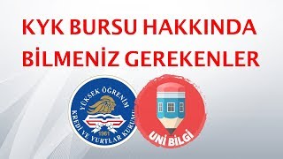 KYK BURSU HAKKINDA BİLMENİZ GEREKENLER [upl. by Monti]