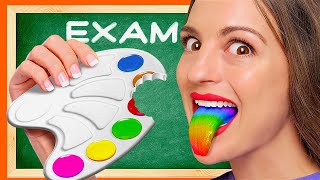 CANDY IN CLASS  DIY Edible School Supplies To Prank Your Friends [upl. by Attennek490]