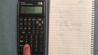 HP 35s Trigonometric Functions [upl. by Addi]