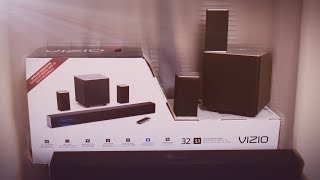 Vizio SB3251EO Sound Bar Unboxing and Demo [upl. by Leiru]