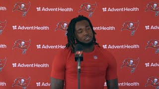 Ronald Jones on Competition at Running Back  Press Conference [upl. by Annahsit]