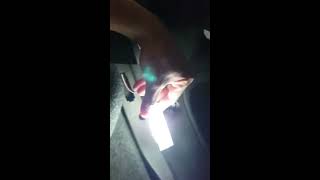 Fiat 500 Trunk light bulb upgrade to LED [upl. by Ocinom640]