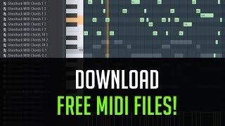 Free MIDI Files for Producers [upl. by Dieball226]