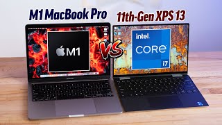 M1 MacBook Pro vs Dell XPS 13 9310  ULTIMATE Comparison [upl. by Ethbinium]