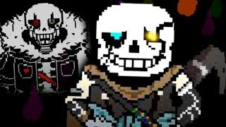 INK SANS quotInk Helpquot Full Fight  Undertale Fangame [upl. by Russon]