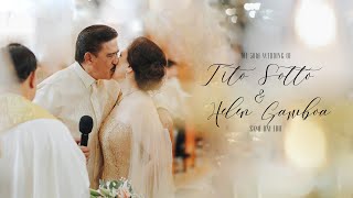 Tito Sotto and Helen Gamboa  On Site Wedding Film by Nice Print Photography [upl. by Ortrud]