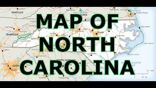 MAP OF NORTH CAROLINA [upl. by Lennie359]