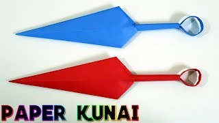 How to make a Paper Kunai Knife  Naruto Kunai  EASY  TUTORIAL [upl. by Bank]