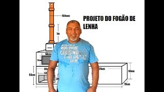 FAÇA VOCÊ MESMO  FOGÃO A LENHA  PROJETO E MEDIDAS [upl. by Nnayrb]