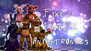 FNAF  Speed Edit Making Fixed FNAF2 Animatronics V3 [upl. by Otilia]