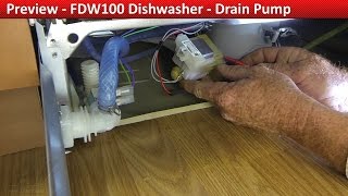 Viking Dishwasher  Standing Water in Tub  Drain Pump Repair and Diagnostic [upl. by Palma]