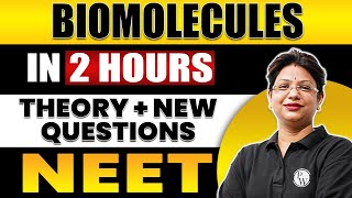 BIOMOLECULES in 2 Hours  All Theory  Expected Questions for NEET [upl. by Borchert178]