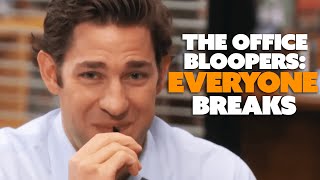 EVERYONE Breaks Bullpen Bloopers from The Office US  Comedy Bites [upl. by Ateekahs]