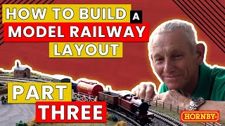 Build A Model Railway Layout Step by Step  Pt 3 Laying Track [upl. by Pansie]