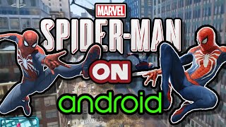 SPIDERMAN PS4 ON ANDROID  DOWNLOAD LINK [upl. by Gad]