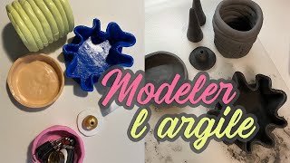 Modeler de lARGILE autodurcissante [upl. by Elinore]