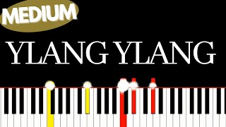 Fkj  Ylang Ylang Medium piano tutorial [upl. by Jemine]