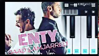 Saad lamjarred enty song piano [upl. by Pelage]