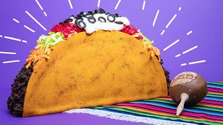 Giant Taco CAKE  How To Cake It [upl. by Limak911]