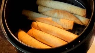 Air Fryer Frozen Taquitos  How To Cook Frozen Taquitos In The Air Fryer [upl. by Lednor696]