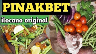 PINAKBET ILOCANO ORIGINAL RECIPE pinoy mixed veggie in fish paste [upl. by Assirehc90]