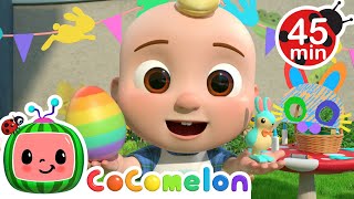 Easter Masks Song  MORE CoComelon Nursery Rhymes amp Kids Animal Songs [upl. by Otanod]