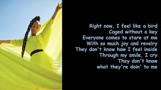 Caged Bird by Alicia Keys Lyrics [upl. by Imoyaba]