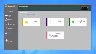 Garage Management System Using CNet [upl. by Aryaz]