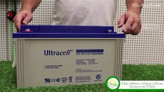 Batería GEL 12V 138Ah Ultracell UCG13812 [upl. by Lotus]