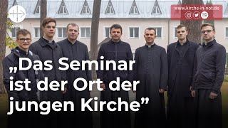 Das Leben im Priesterseminar in Vorzel Ukraine nach dem Angriff der russischen Truppen [upl. by Kronick]