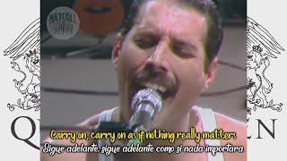 Queen  Bohemian RhapsodySub Español  Lyrics [upl. by Suiratnauq]