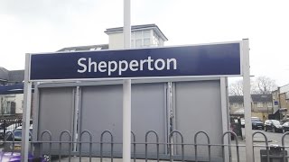 South West Trains Shepperton ➡️ London Waterloo [upl. by Einra]