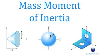 How to Find Mass Moment of Inertia  Mechanics Statics  Solved Examples [upl. by Launam294]