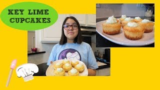 Baking Key Lime cupcakes  easy recipe [upl. by Bowra731]