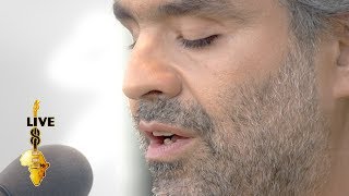 Andrea Bocelli  The Prayer Live 8 2005 [upl. by Yelsnia]