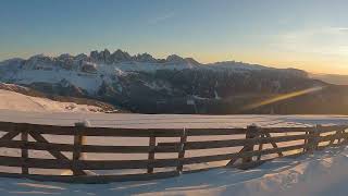 Plose  skiing overlooking the Dolomites [upl. by Annawik]