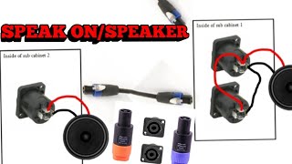 HOW TO WIRE SPEAK ON TO SPEAKER [upl. by Peoples]