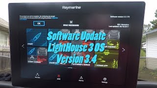 How to download the Raymarine Software update for axiom and axion pro LightHouse 3 OS Version 3 4 [upl. by Airebma723]