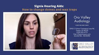 Signia Hearing Aids How to change domes and wax traps [upl. by Eizzik]