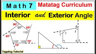 MATH 7 INTERIOR and EXTERIOR Angle of Polygon math7matatag matatagcurriculum geomerty grade7 [upl. by Ilyssa342]