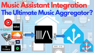 MUSIC ASSISTANT  The Ultimate Music Streaming Service Aggregator for HOME ASSISTANT [upl. by Ahsiakal]