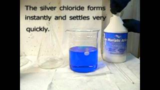 Precipitating Silver Chloride from Silver Nitrate [upl. by Karolina]