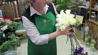 DIY How to make your own wedding bouquet with white amelia roses [upl. by Ynohtnaeoj501]