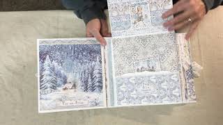 Stamperia Winter Tales Mini album  SOLD [upl. by Noakes]