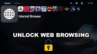 How to go on the INTERNET on PS5 Easiest Method [upl. by Norda]