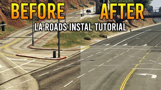 How to Install LAROADS in GTA 5 Addon Version  May 2022 [upl. by Clippard933]