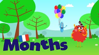 Months of the Year in French 🇫🇷  Learn French [upl. by Anabel]