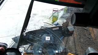 Cat 289D3 skid steer with a new smart blade from Cat [upl. by Chil]