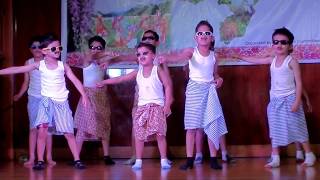 Kids Lungi Dance Melbourne Bihu 2016 [upl. by Krenn]