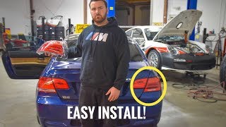 How to install BMW E92 M3335328 LCI tail lights [upl. by Suidaht442]